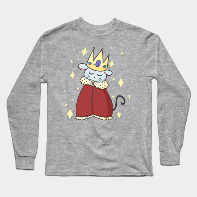 Royal Mouse Long Sleeve T-Shirt by KammyBale